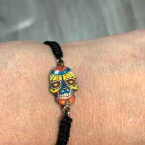 Fun adjustable skull candy bracelet*